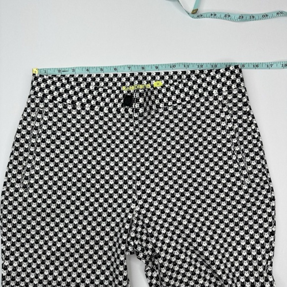 Betabrand Catstooth Skinny Leg Pencil Dress Pant Yoga Pants Black White M Petite - Picture 10 of 15